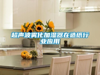 企業(yè)新聞超聲波霧化加濕器在造紙行業(yè)應(yīng)用