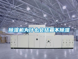 企業(yè)新聞除濕機為什么會結(jié)霜不除濕