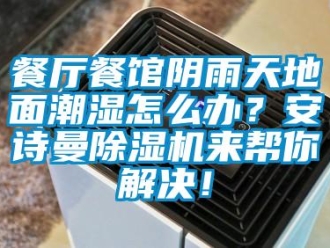 企業(yè)新聞餐廳餐館陰雨天地面潮濕怎么辦？安詩曼除濕機來幫你解決！