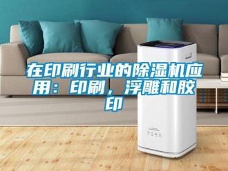知識百科在印刷行業(yè)的除濕機(jī)應(yīng)用：印刷，浮雕和膠印