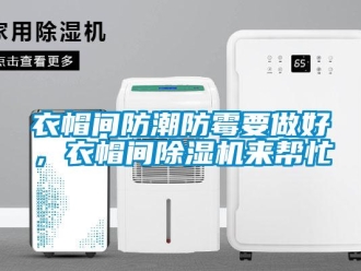 知識百科衣帽間防潮防霉要做好，衣帽間除濕機(jī)來幫忙