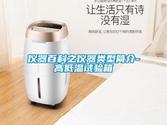 常見問題儀器百科之儀器類型簡介-高低溫試驗箱