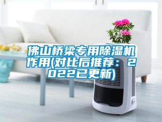 行業(yè)新聞佛山橋梁專用除濕機作用(對比后推薦：2022已更新)