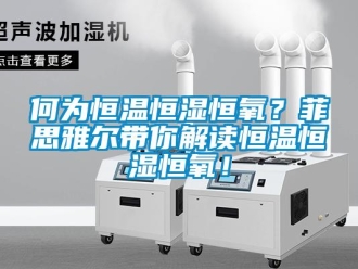 知識(shí)百科何為恒溫恒濕恒氧？菲思雅爾帶你解讀恒溫恒濕恒氧！