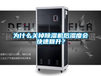 行業(yè)新聞為什么關(guān)掉除濕機(jī)后濕度會(huì)快速回升？