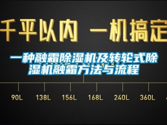 常見問題一種融霜除濕機(jī)及轉(zhuǎn)輪式除濕機(jī)融霜方法與流程