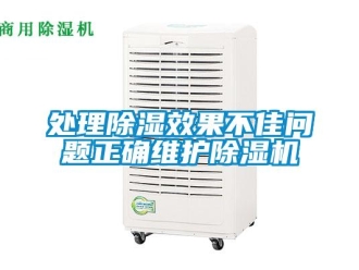 常見問(wèn)題處理除濕效果不佳問(wèn)題正確維護(hù)除濕機(jī)