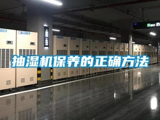 企業(yè)新聞抽濕機保養(yǎng)的正確方法