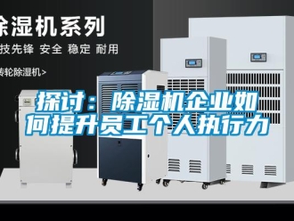 常見問題探討：除濕機企業(yè)如何提升員工個人執(zhí)行力