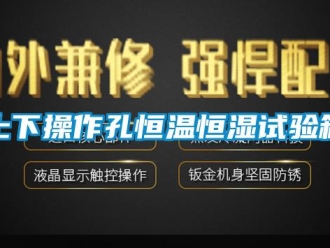 知識(shí)百科上下操作孔恒溫恒濕試驗(yàn)箱