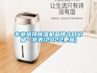 企業(yè)新聞專(zhuān)業(yè)吊頂除濕機(jī)品牌今日價(jià)格一覽表(2022更新)