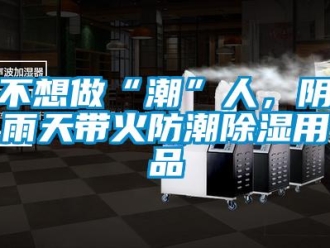 企業(yè)新聞不想做“潮”人，陰雨天帶火防潮除濕用品