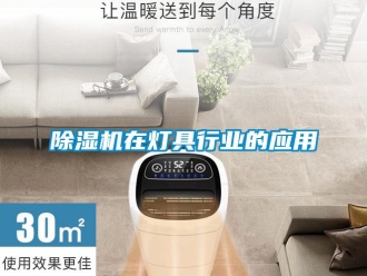 企業(yè)新聞除濕機(jī)在燈具行業(yè)的應(yīng)用