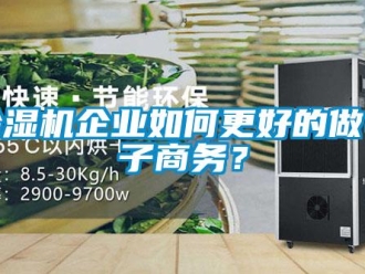 常見問題除濕機(jī)企業(yè)如何更好的做電子商務(wù)？