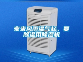 知識百科夜來風(fēng)雨濕氣起，要除濕用除濕機