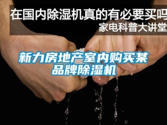 知識百科新力房地產(chǎn)室內(nèi)購買某品牌除濕機(jī)