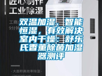 知識百科雙溫加濕、智能恒濕，有效解決室內(nèi)干燥：舒樂氏香薰除菌加濕器測評