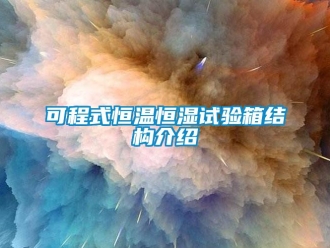知識百科可程式恒溫恒濕試驗箱結(jié)構(gòu)介紹