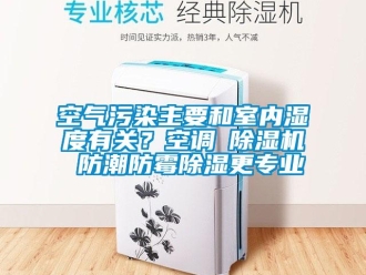 行業(yè)新聞空氣污染主要和室內(nèi)濕度有關(guān)？空調(diào)≠除濕機(jī) 防潮防霉除濕更專業(yè)