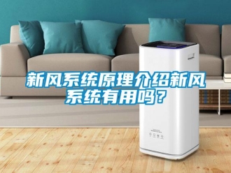 常見(jiàn)問(wèn)題新風(fēng)系統(tǒng)原理介紹新風(fēng)系統(tǒng)有用嗎？