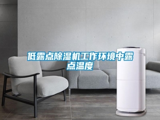 企業(yè)新聞低露點除濕機工作環(huán)境中露點溫度