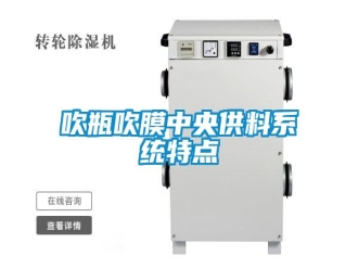 企業(yè)新聞吹瓶吹膜中央供料系統(tǒng)特點(diǎn)