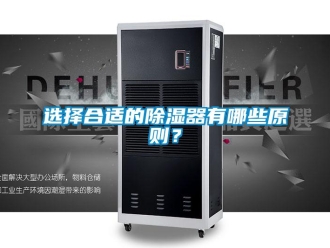 知識(shí)百科選擇合適的除濕器有哪些原則？