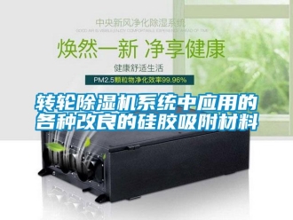 知識百科轉(zhuǎn)輪除濕機(jī)系統(tǒng)中應(yīng)用的各種改良的硅膠吸附材料