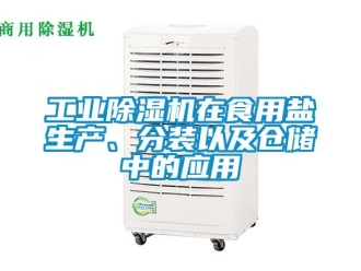 企業(yè)新聞工業(yè)除濕機在食用鹽生產、分裝以及倉儲中的應用