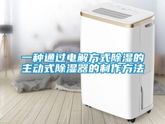行業(yè)新聞一種通過電解方式除濕的主動(dòng)式除濕器的制作方法