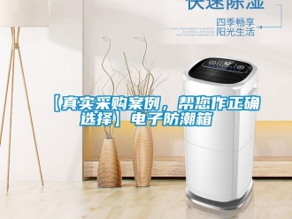 企業(yè)新聞【真實(shí)采購案例，幫您作正確選擇】電子防潮箱