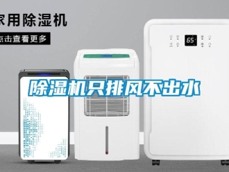 企業(yè)新聞除濕機(jī)只排風(fēng)不出水