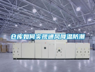 企業(yè)新聞倉庫如何實現(xiàn)通風降溫防潮