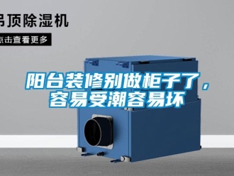 知識百科陽臺裝修別做柜子了，容易受潮容易壞