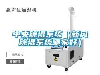 行業(yè)新聞中央除濕系統(tǒng)（新風(fēng)除濕系統(tǒng)哪家好）