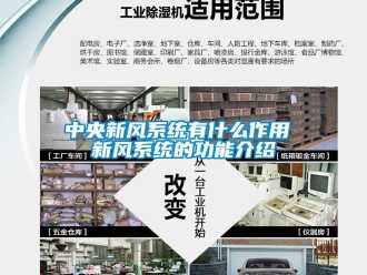 企業(yè)新聞中央新風(fēng)系統(tǒng)有什么作用 新風(fēng)系統(tǒng)的功能介紹