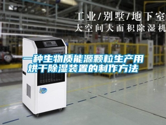 行業(yè)新聞一種生物質(zhì)能源顆粒生產(chǎn)用烘干除濕裝置的制作方法