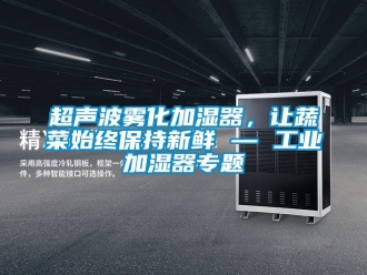企業(yè)新聞超聲波霧化加濕器，讓蔬菜始終保持新鮮 — 工業(yè)加濕器專題
