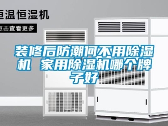 知識百科裝修后防潮何不用除濕機(jī) 家用除濕機(jī)哪個牌子好