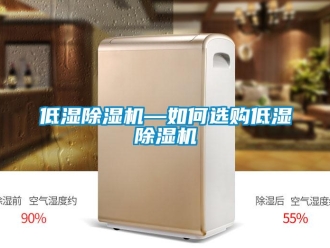 行業(yè)新聞低濕除濕機—如何選購低濕除濕機