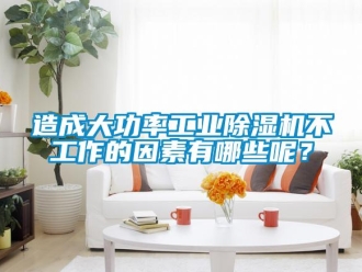 知識百科造成大功率工業(yè)除濕機(jī)不工作的因素有哪些呢？