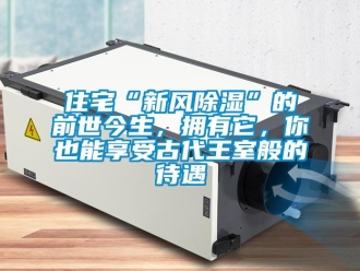 企業(yè)新聞住宅“新風(fēng)除濕”的前世今生，擁有它，你也能享受古代王室般的待遇