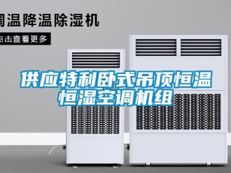 知識百科供應(yīng)特利臥式吊頂恒溫恒濕空調(diào)機(jī)組