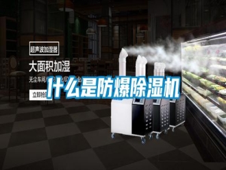 知識百科什么是防爆除濕機