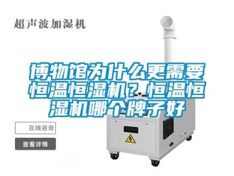 知識百科博物館為什么更需要恒溫恒濕機(jī)？恒溫恒濕機(jī)哪個牌子好
