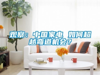 常見問題觀察：中國家電 如何超越彎道機(jī)會？