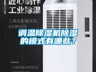 企業(yè)新聞調(diào)溫除濕機除濕的模式有哪些？