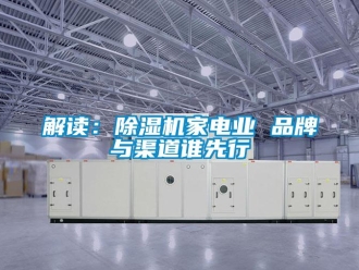 行業(yè)新聞解讀：除濕機(jī)家電業(yè) 品牌與渠道誰先行