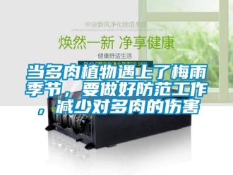 企業(yè)新聞當(dāng)多肉植物遇上了梅雨季節(jié)，要做好防范工作，減少對多肉的傷害