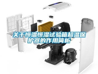 知識(shí)百科關(guān)于恒溫恒濕試驗(yàn)箱超溫保護(hù)器的作用簡(jiǎn)析